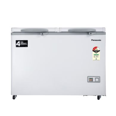 Panasonic 330 L Double Door Deep Freezer (SCR-CH330H1D,White,Convertible)