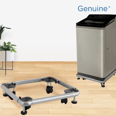 Adjustable Trolley with Wheels for Fully-Automatic Top Load Washing Machines, Withstands up to 150 Kg (SA01W101, Sturdy Construction, Durable)