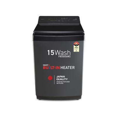 11 Kg 5 Star Fully-Automatic Top Load Washing Machine (NA-F110VD1BB, Black Silver, Drynamic Spin, Gentle Kizukai Wash, MirAIe, Built-In Heater, StainMaster+, 15 Wash Programs)