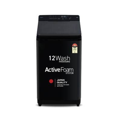 8.5 Kg 5 Star Fully-Automatic Top Load Washing Machine (NA-F85X11PRB, Pure Black, Drynamic Spin, MirAIe, StainMaster, Soft Closing Lid, 12 Wash Programs, Big Lint Filter)