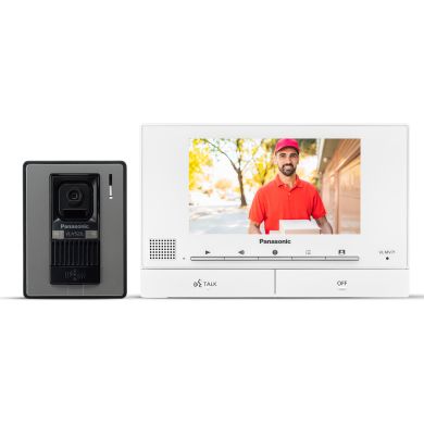 VL-SV71SX Video Intercom System | Home & Office | with Voice Changer | Color Night Vision | Picture Recording Feature | Includes Room Monitor (VL-MV71) & Door Station (VL-V522L)