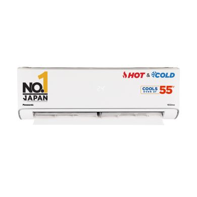 Panasonic 1.5 Ton 3 Star Hot & Cold Inverter Split AC (Higher Airflow, -7 ~ 55 Deg. C Operation, Copper Condenser, 7in1 Convertible, 2-Way Swing, PM 0.1 Filter, CS/CU-EZ18BKYF, 2025 Model, White)