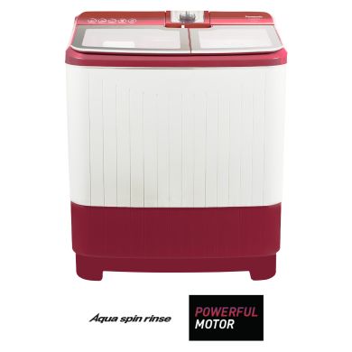 8.5 Kg 5 Star Semi-Automatic Top Loading Washing Machine (NA-W85B5RRB, Red, Active Foam System)