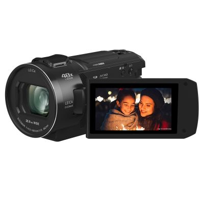 HC-V800 Full HD Proffesional Camcorder with 24x Optical Zoom, New Hybrid OIS, Leica Dicomar Lens (HC-V800GW-K, Black)