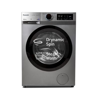 7 Kg 5 Star Fully-Automatic Front Load Washing Machine (NA-147MG2L01, Dark Silver, Drynamic Spin, MirAIe, Gentle Kizukai Wash Lite,  Quick 15', Baby Care, 15 Wash Programs)