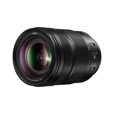 Lumix L-Mount S 24-105mm f/4 Macro O.I.S. Standard Zoom Lens, Aperture Range: f/4 to f/22, Optical Image Stabilizer, Dust, Splash and Freeze-Resistant Design (S-R24105GC, Black)