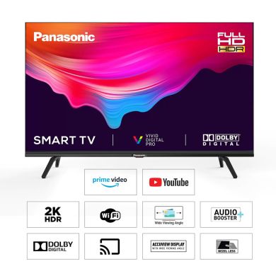 108 cm (43 inches) Full HD Smart LED Google TV TH-43MS550DX (Black, Vivid Digital Pro, Dolby Digital, Audio Booster+)