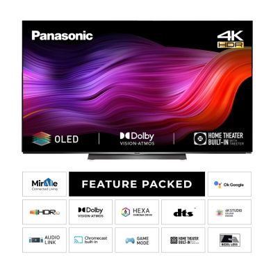 164 cm (65 inches) 4K Ultra HD Smart OLED TV TH-65LZ950DX (Black, 4K Studio Color Engine, Dolby Vision & Atmos, HDR 10, Game Mode)