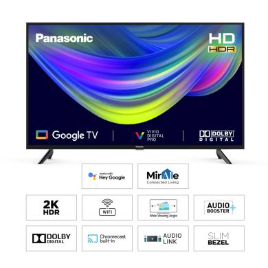 80 cm (32 inches) HD Ready Smart LED Google TV TH32MS660DX (Black, HDR, Dolby Digital, Audio Booster+, Google Assistant)